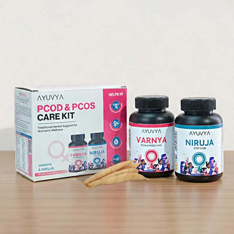 Ayuvya PCOS & PCOD Care Kit(Varnya & Niruja)